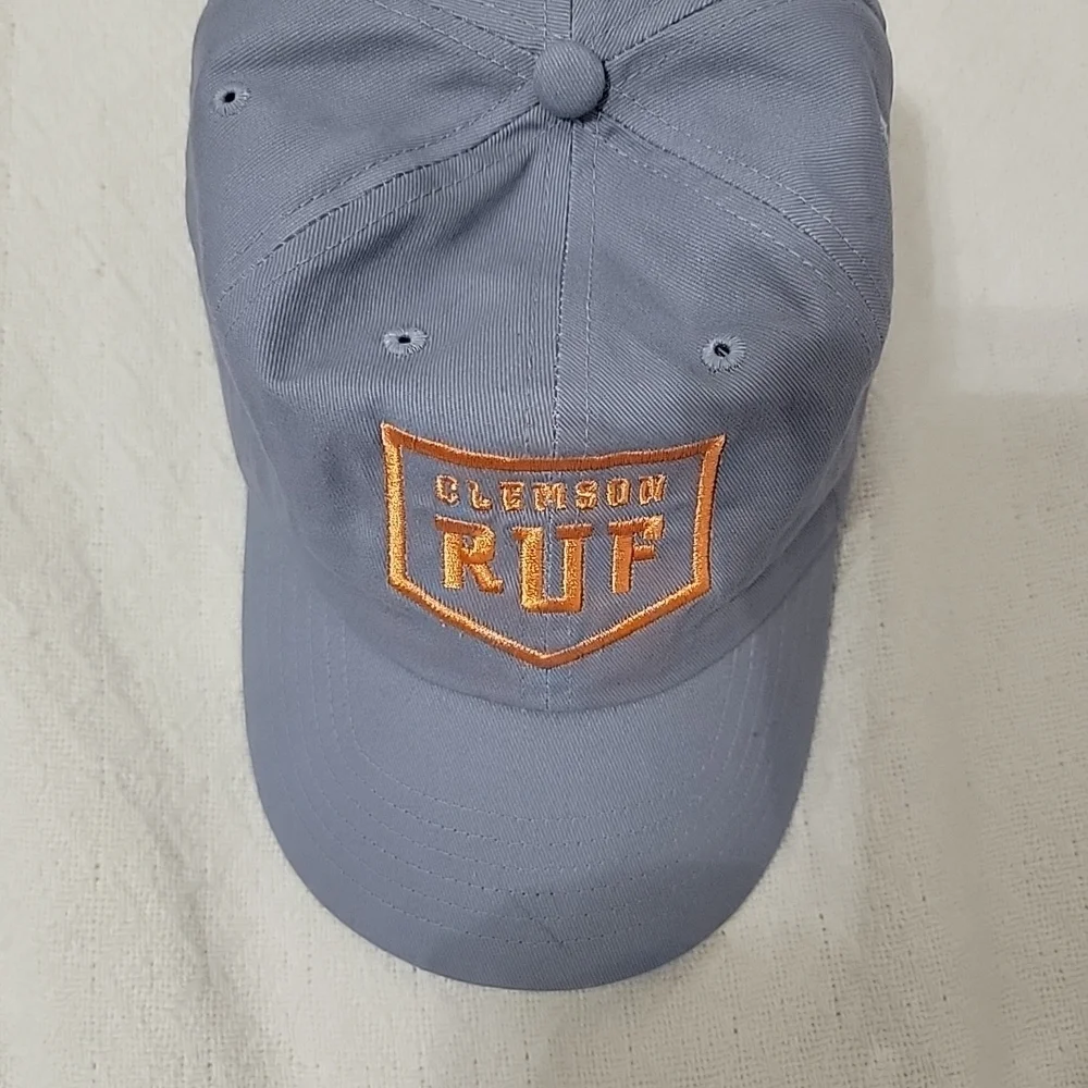 Clemson Ruf baseball cap with logo patch on the front.